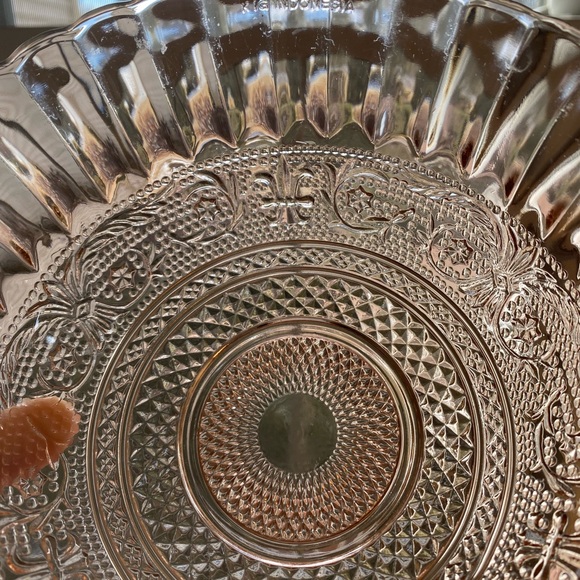 Set of 5 Vintage Pink Depression Glass Bowls, KIG Indonesia - Picture 4 of 6